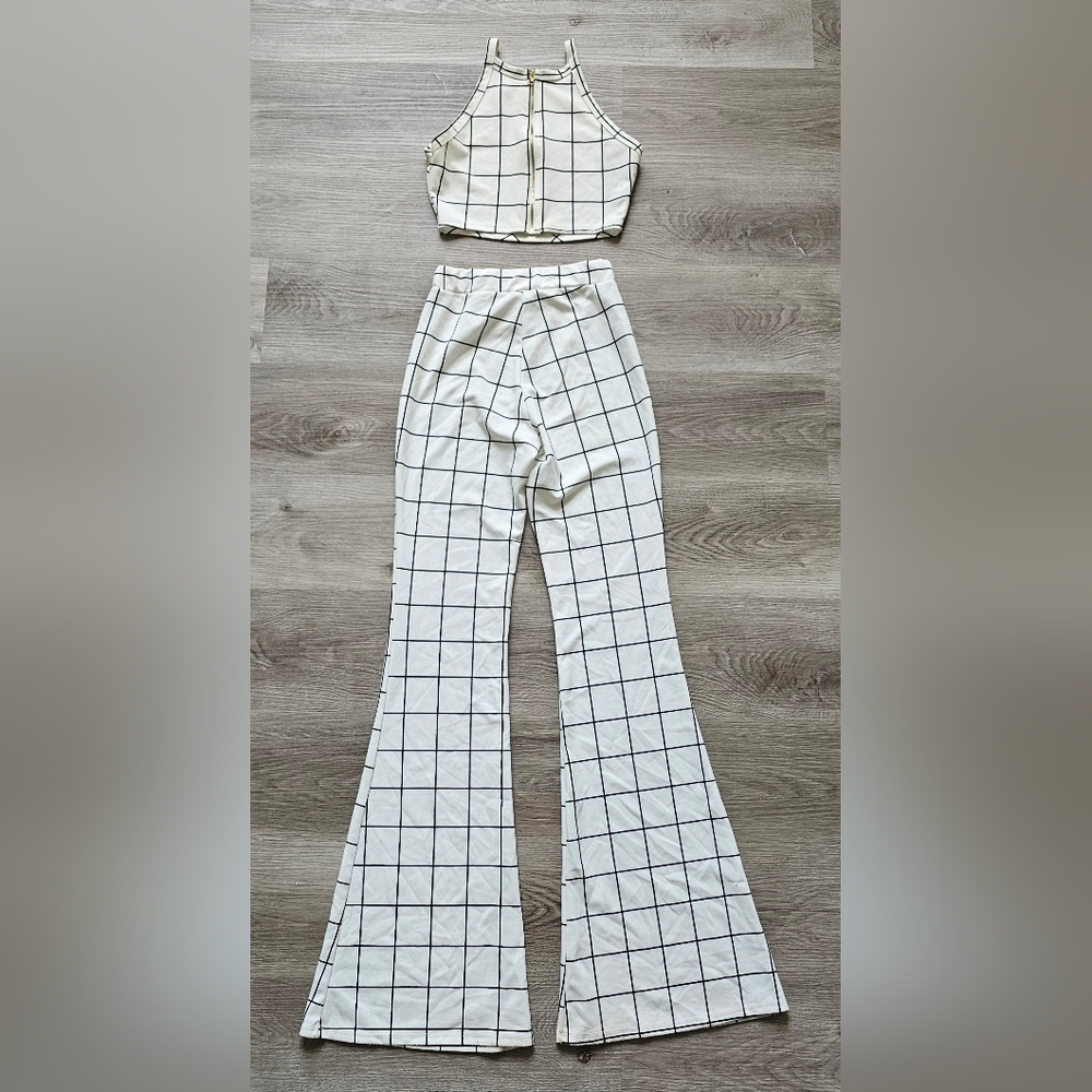 Grid Print 2-Piece Set - Size Small - Picture 6 of 10